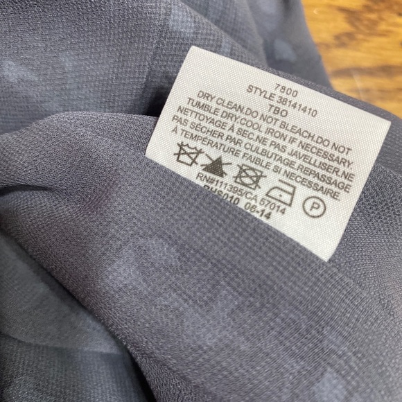 Tory Burch Printed Silk Harriet Sheath Dress SZ 4 In Blue Congo PRISTINE. - Picture 7 of 9